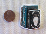 Second view of Skull Spell Books Needle Minder.