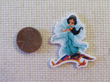 Second view of Jasmine on a Flying Carpet Needle Minder.