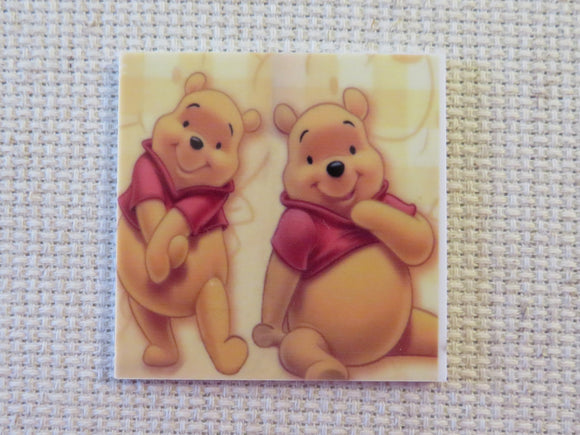 First view of Seeing Double Pooh Needle Minder.