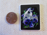 Second view of White Dragon and Purple Flowers Needle Minder.