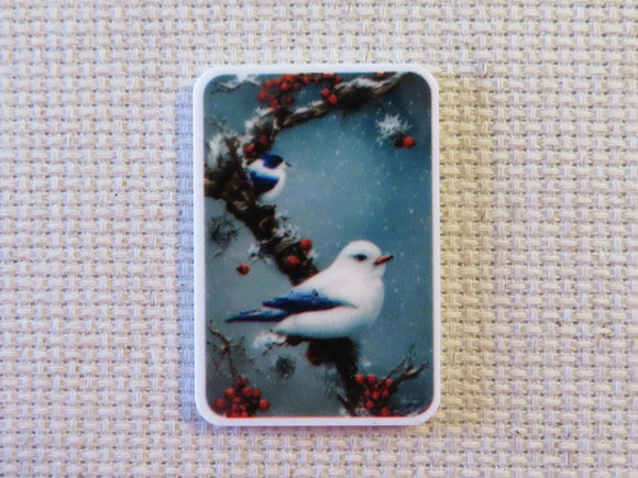 First view of A Pair of White Birds Needle Minder.