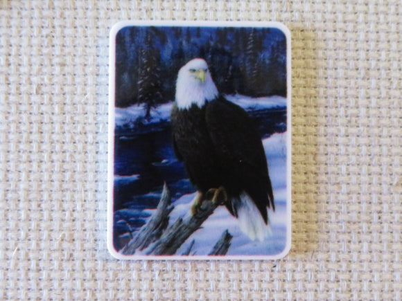 First view of Majestic Bald Eagle Needle Minder.