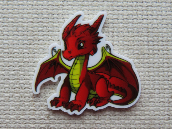 First view of Beautiful Red Dragon Needle Minder.