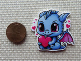 Second view of Love Dragon Needle Minder.