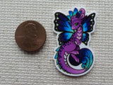 Second view of Butterfly Dragon Needle Minder.