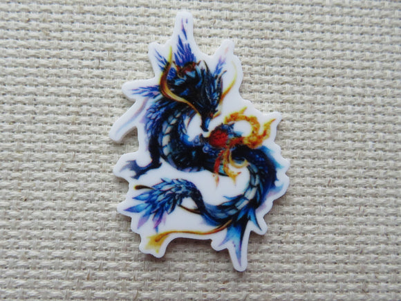Firs view of Blue Dragon Needle Minder.