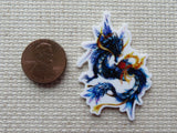 Second view of Blue Dragon Needle Minder.