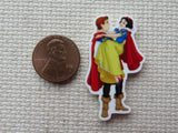 Second view of Snow White and Prince Charming Needle Minder.