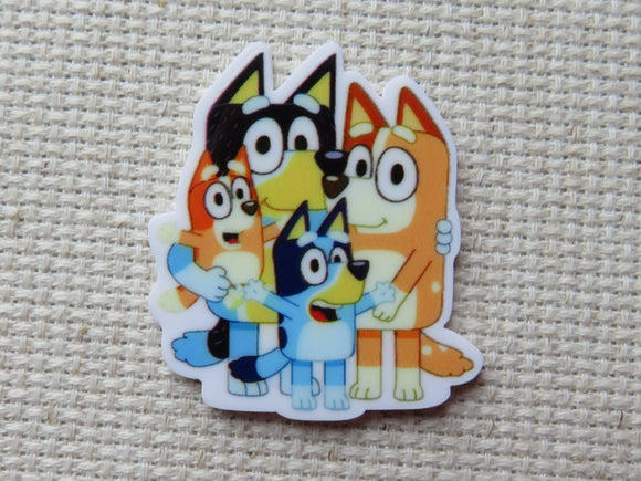 First view of Bluey and Family Needle Minder.