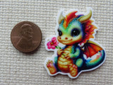 Second view of Flower Dragon Needle Minder.