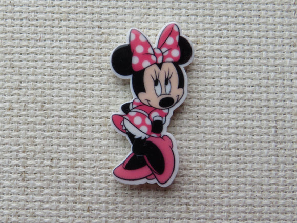 First view of Minnie Mouse in a Pink Dress Needle Minder.