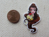 Second view of Beautiful Belle with a Red Rose Needle Minder.