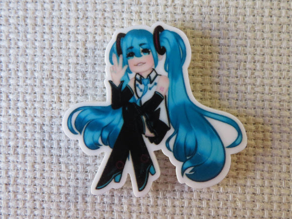 First view of Blue Anime Girl Needle Minder.