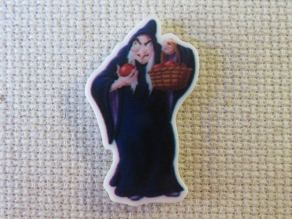 First view of Evil Queen as an Old Hag Needle Minder.