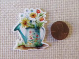 Second view of Wild Flower Watering Can Needle Minder.