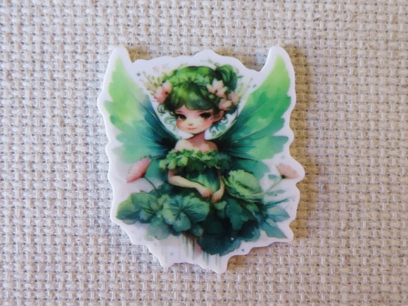 First view of Stunning Green Fairy Needle Minder.