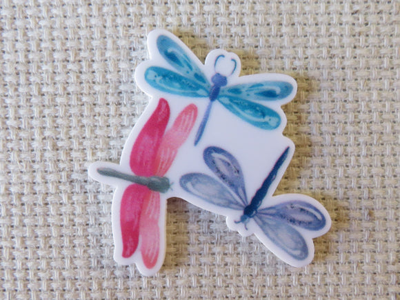 First view of A Trio of Dragonflies Needle Minder.