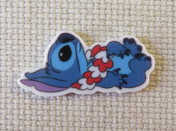 First view of Lazy Stitch with a Flower Lai Needle Minder.