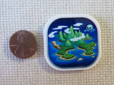 Second view of Neverland Map Needle Minder.
