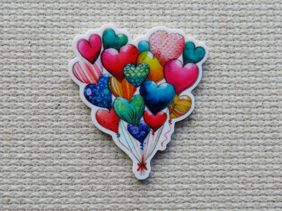 First view of Heart Shaped Balloons Needle Minder.