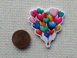 Second view of Heart Shaped Balloons Needle Minder.