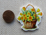 Second view of A Basket of Daffodils Needle Minder.