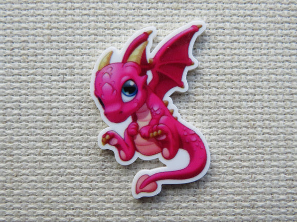 First view of Bold Pink Dragon Needle Minder.