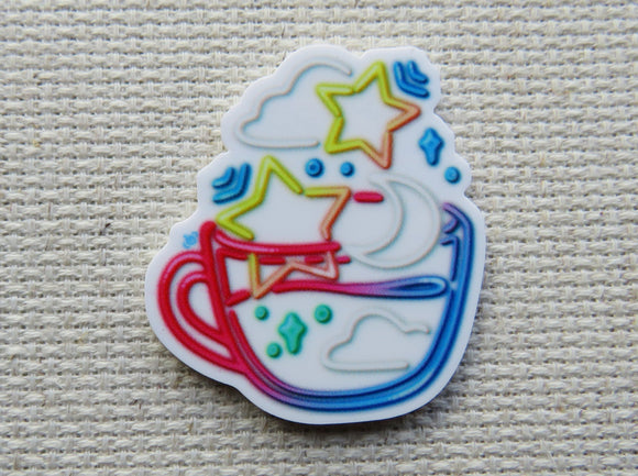 First view of Stary Teacup Needle Minder.