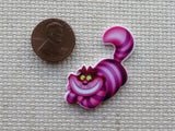 Second view of Smiling Cheshire Cat Needle Minder.