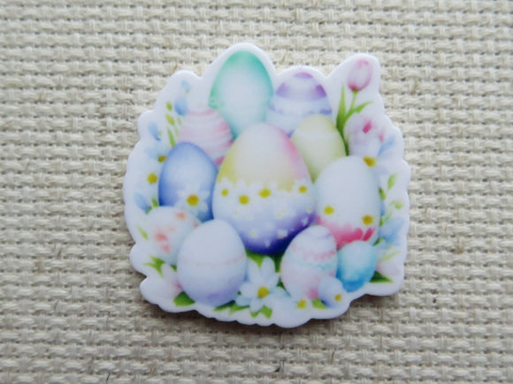 First view of Pastel Easter Eggs Needle Minder.