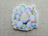 First view of Pastel Easter Eggs Needle Minder.