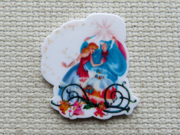 First view of Cinderella with her Fairy Godmother Needle Minder.