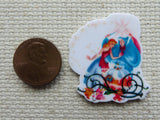 Second view of Cinderella with her Fairy Godmother Needle Minder.