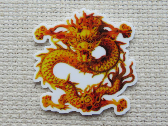 First view of Gold Dragon Needle Minder.