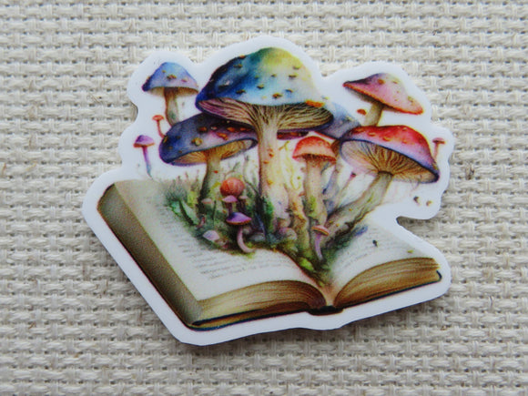 First view of Mushrooms Exploding from a Book Needle Minder.