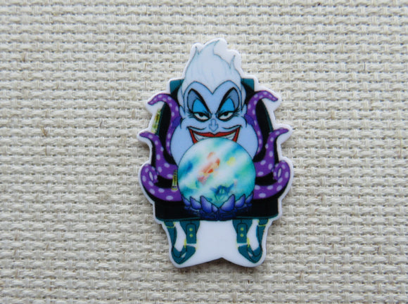 First view of Ursula with her Crystal Ball Needle Minder.