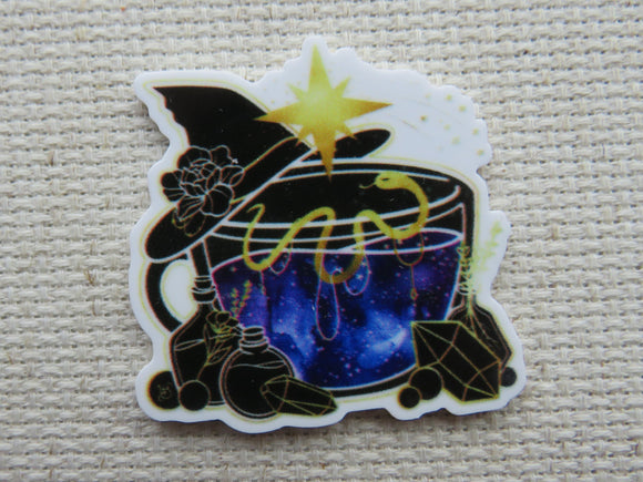 First view of Witch Teacup Needle Minder.