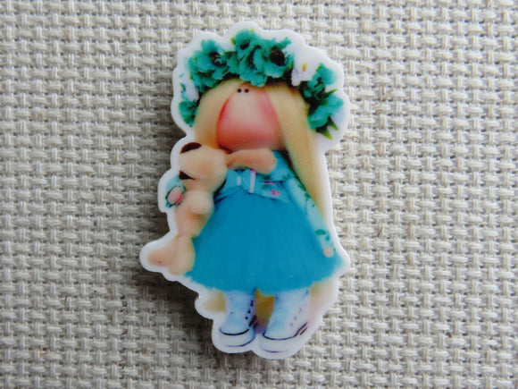 First view of Blue Dress Doll Needle Minder.