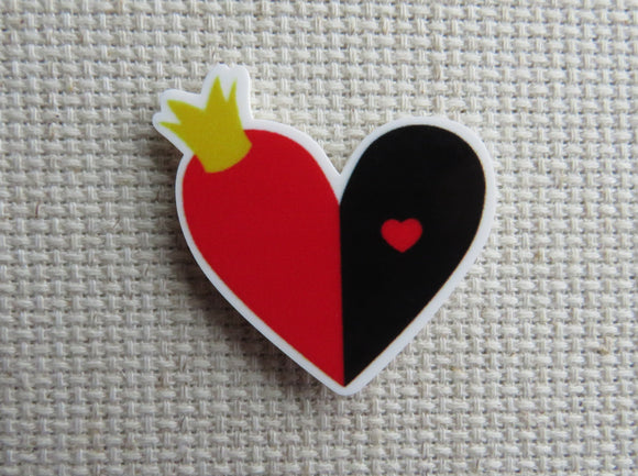 First view of Queen of Hearts Heart Needle Minder.