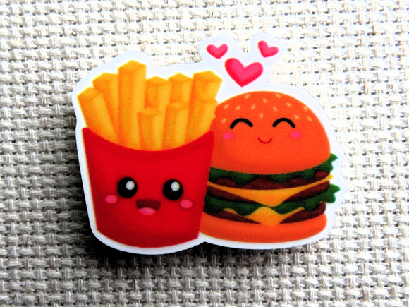 First view of Burger and Fries Needle Minder.