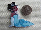 Second view of Lounging Tiana in Mickey Ears Needle Minder.