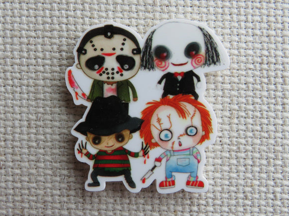 First view of Four Scary Friends Needle Minder.