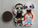 Second view of Four Scary Friends Needle Minder.