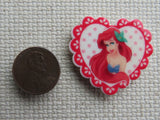 Second view of Ariel in a Heart Needle Minder. 