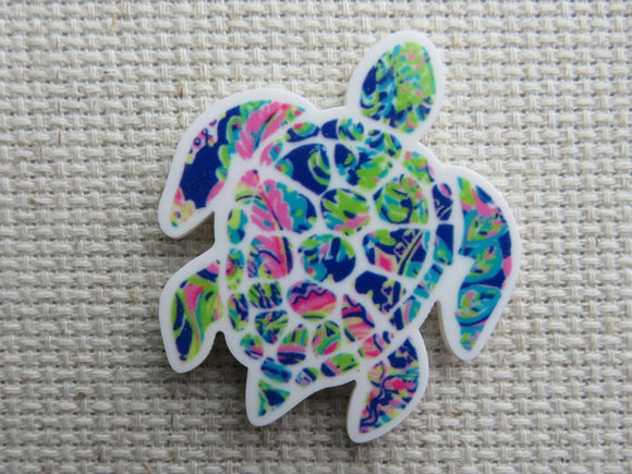 First view of Pastel Colored Turtle Needle Minder.