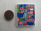 Second view of USA Love Needle Minder.