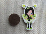 Second view of Bee Girl Needle Minder.
