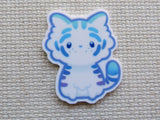 First view of White Tiger Cat Needle Minder.