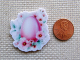 Second view of Pink Easter Egg Needle Minder.