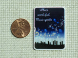 Second view of When Words Fail, Music Speaks Needle Minder.